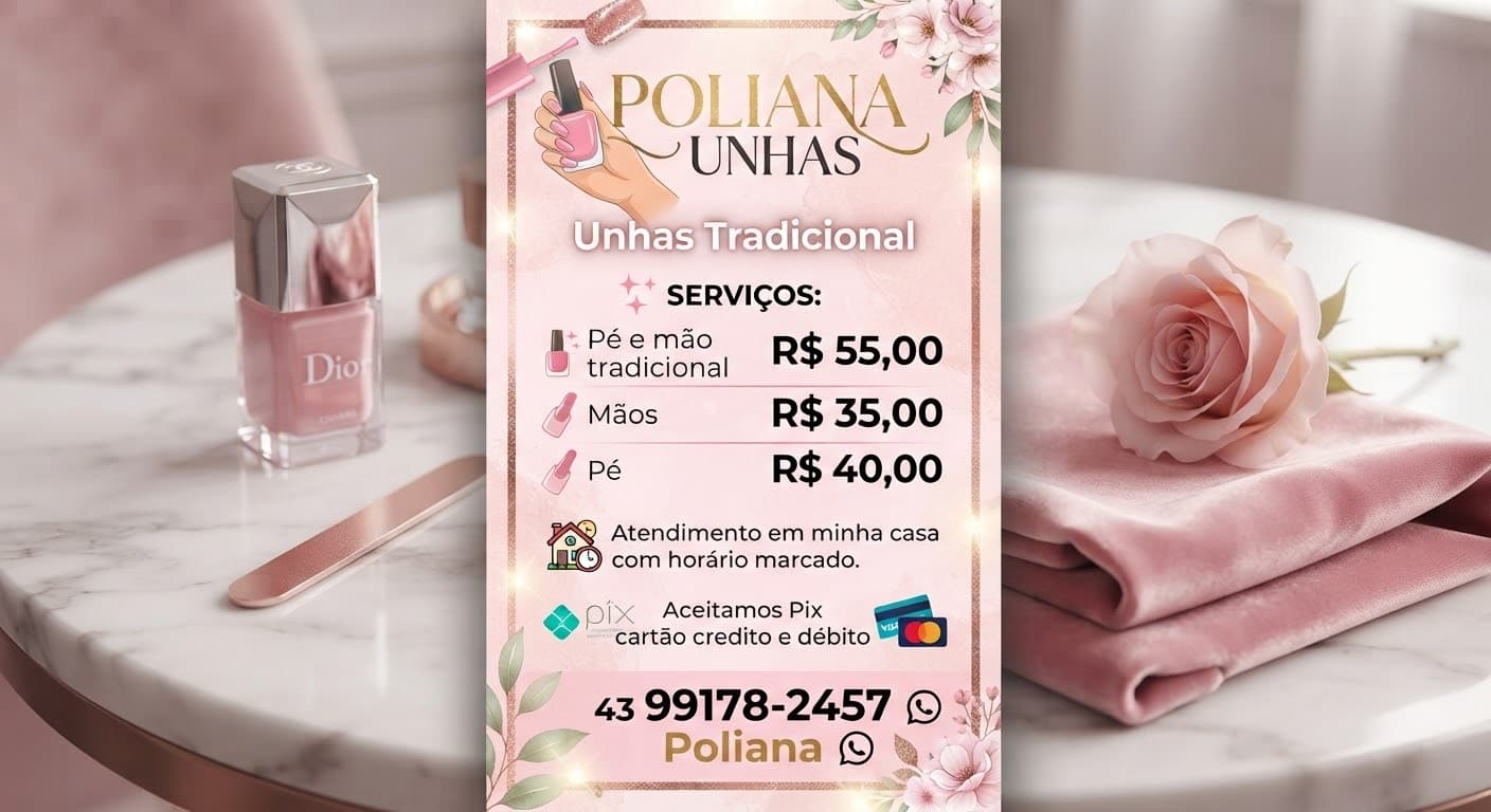 Foto de Poliana Andrade Manicure tradicional